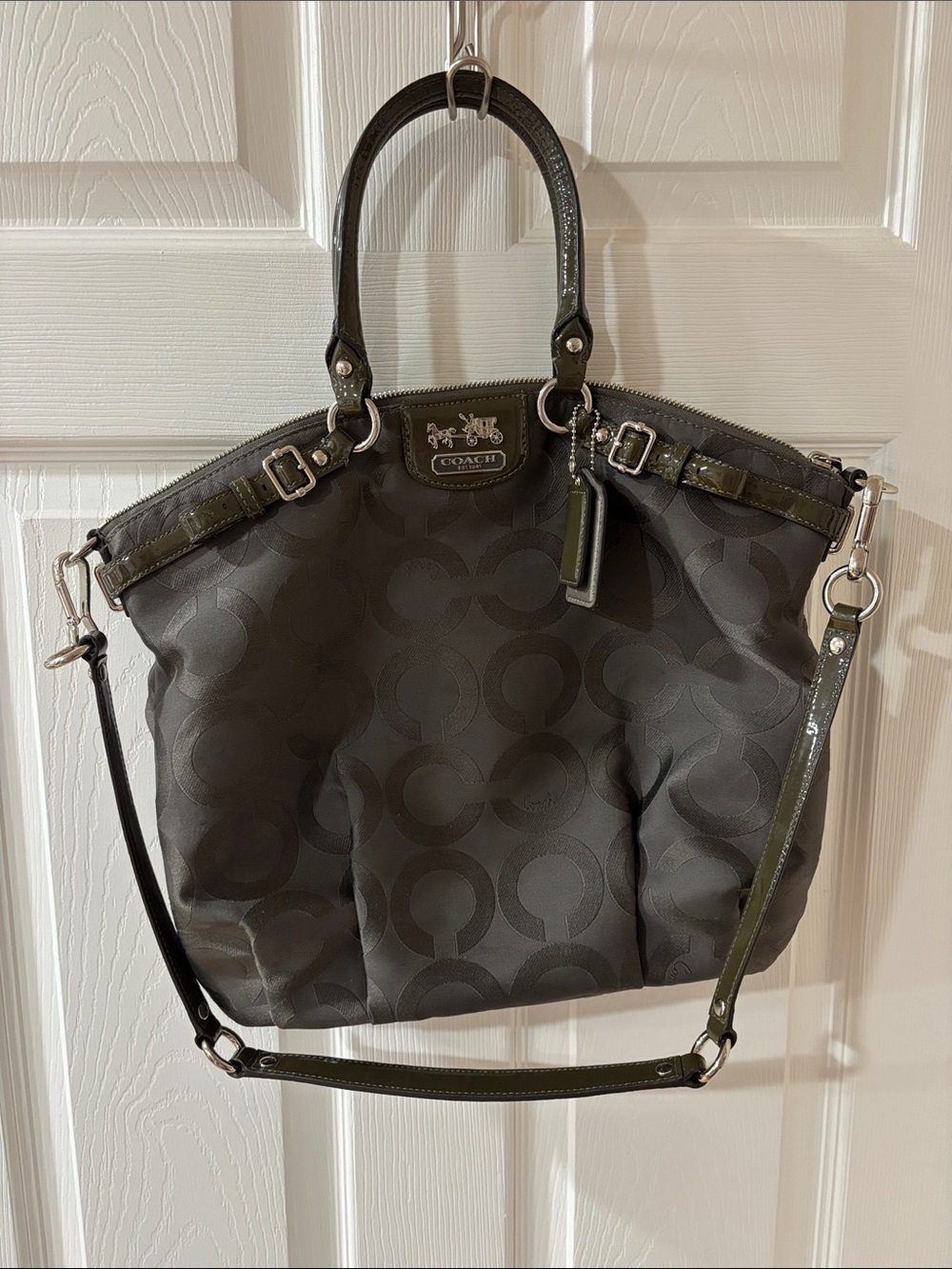 Coach Coach Op Art Glam Tote / Satchel Style